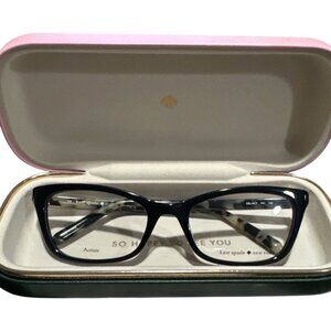 Kate Spade DELACY 07KI Eyeglasses 50-18 130 Black Havana New MSRP $188